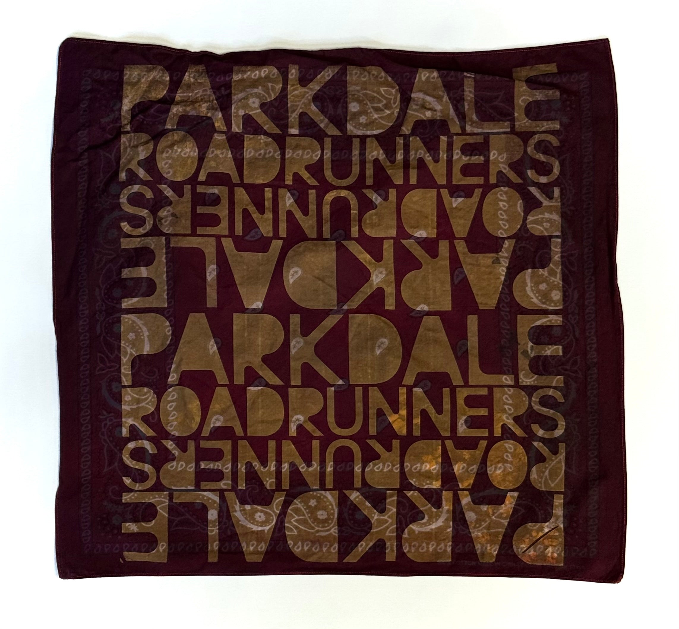 Parkdale Roadrunners - Reverse Dyed Logo Bandana
