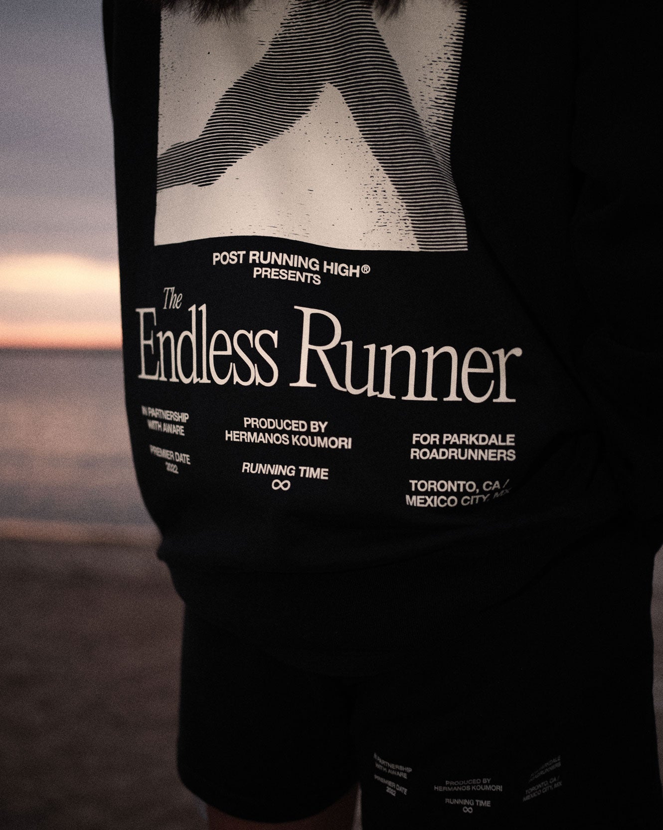 Hoodie - PDRR x Post Running High® The Endless Runner
